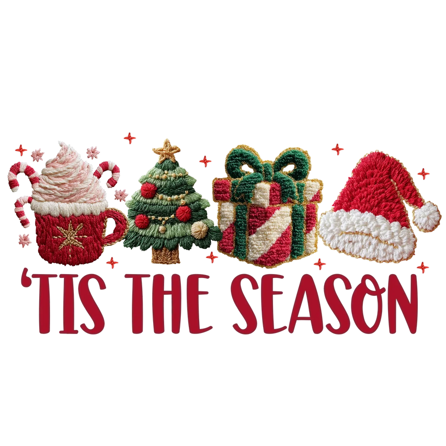 Christmas DTF Transfer Ready to Press 'Tis The Season