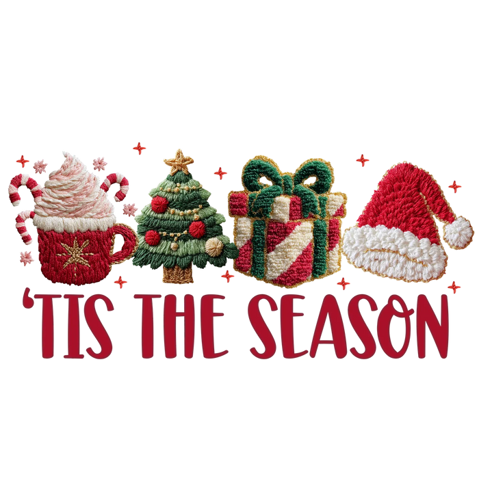 Christmas DTF Transfer Ready to Press 'Tis The Season