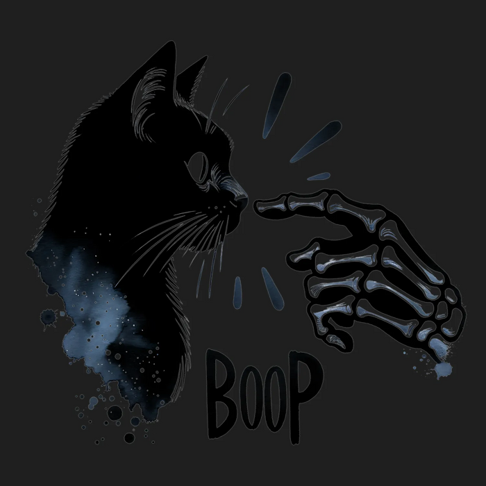 Cat Boop DTF Transfer Ready to Press