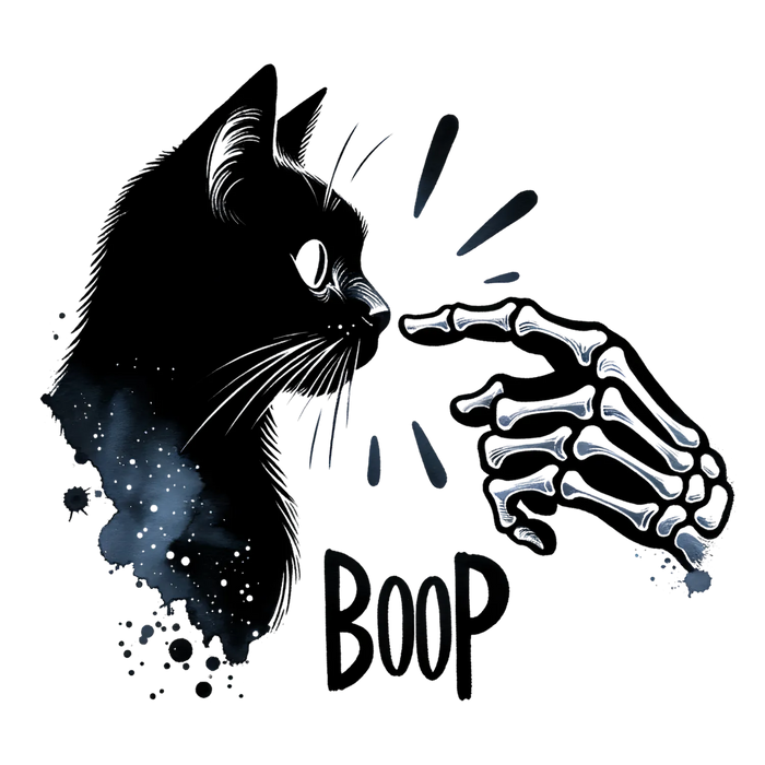 Cat Boop DTF Transfer Ready to Press