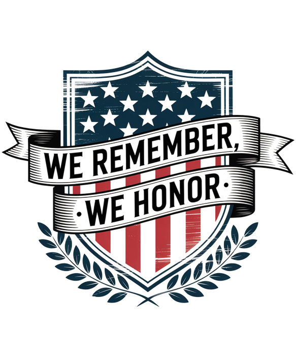 Patriotic DTF Transfer Ready to Press - We Remember, We…