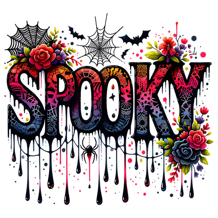 Halloween Spooky DTF Transfer Ready to Press