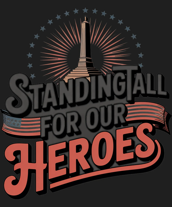 Patriotic Heroes DTF Transfer Ready to Press