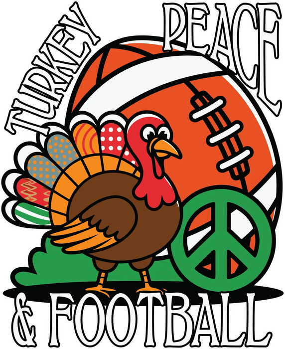 Turkey Peace Football DTF Transfer Ready to Press