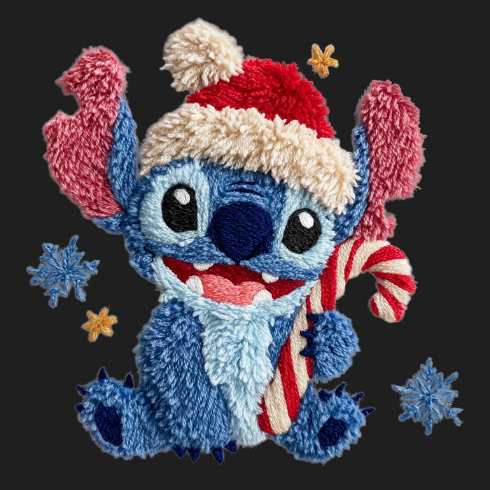 Christmas Stitch DTF Transfer Ready to Press