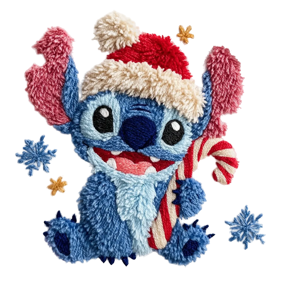 Christmas Stitch DTF Transfer Ready to Press