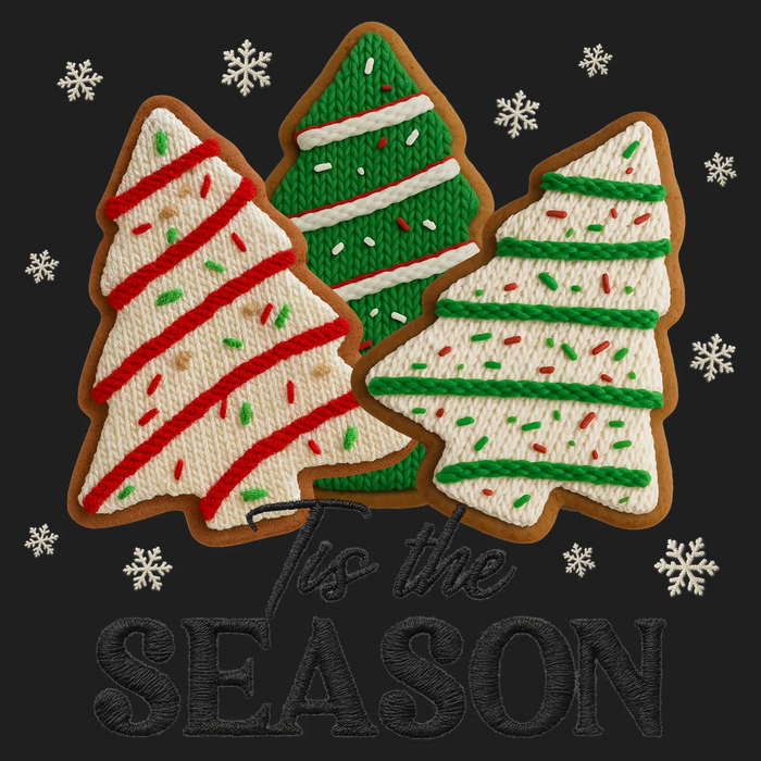 Christmas Cookies DTF Transfer Ready to Press