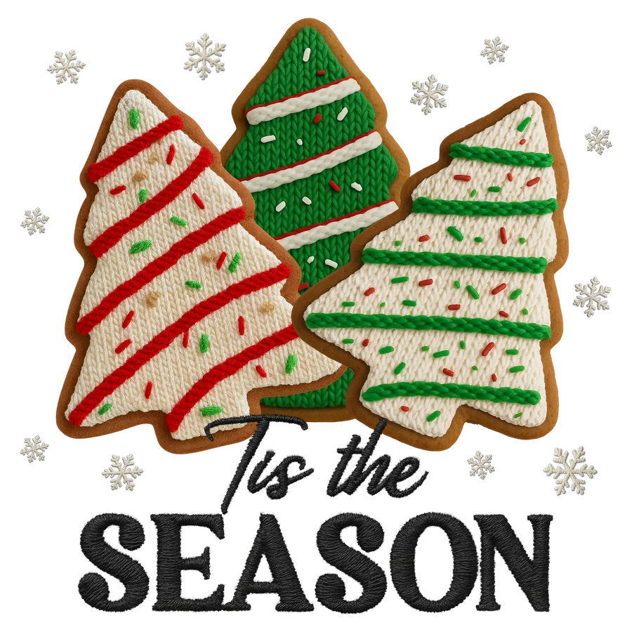 Christmas Cookies DTF Transfer Ready to Press
