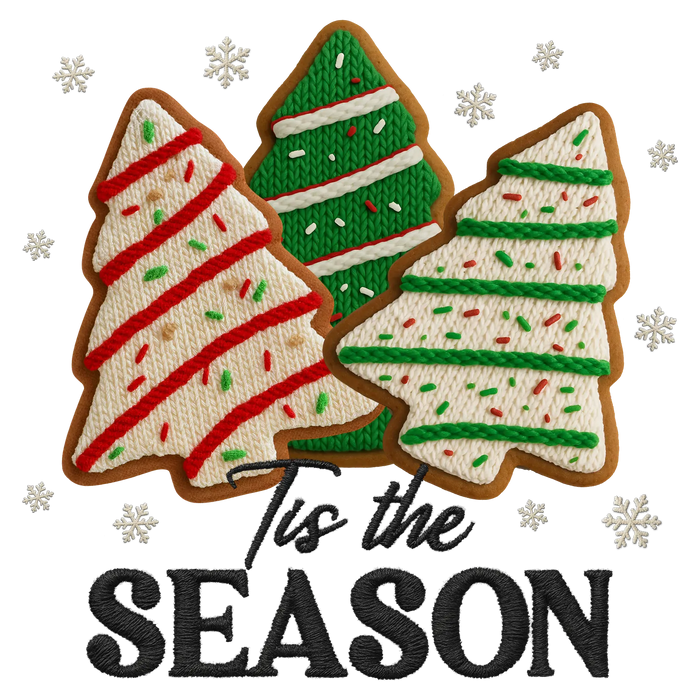 Christmas Cookies DTF Transfer Ready to Press