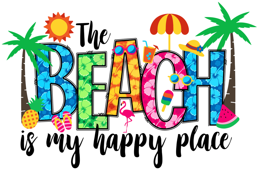 Funny Beach Vacay Design - DTF Ready To Press