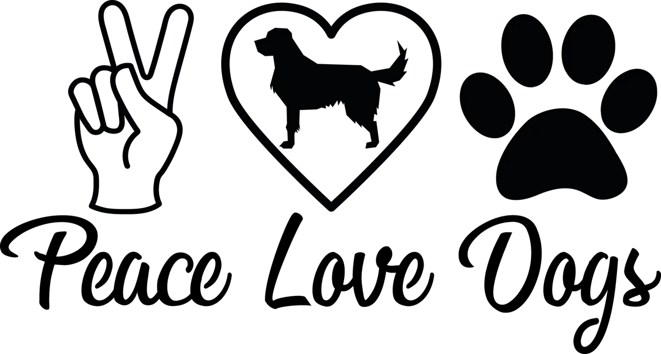 Peace Love Pets DTF Transfer Ready to Press