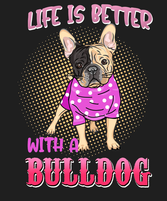 Bulldog Lover DTF Transfer Ready to Press