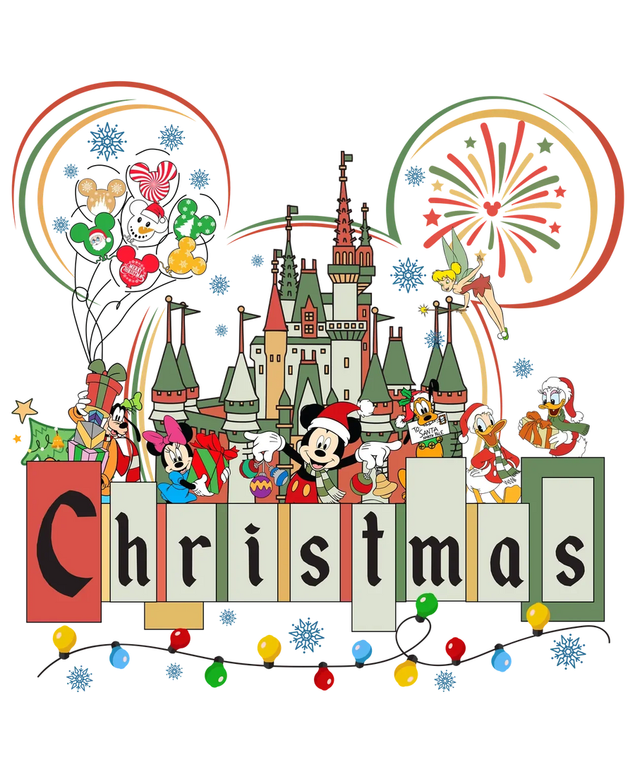 Christmas Magic DTF Transfer Ready to Press