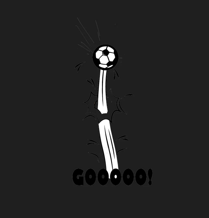Soccer Goal Celebration DTF Transfer Ready to Press