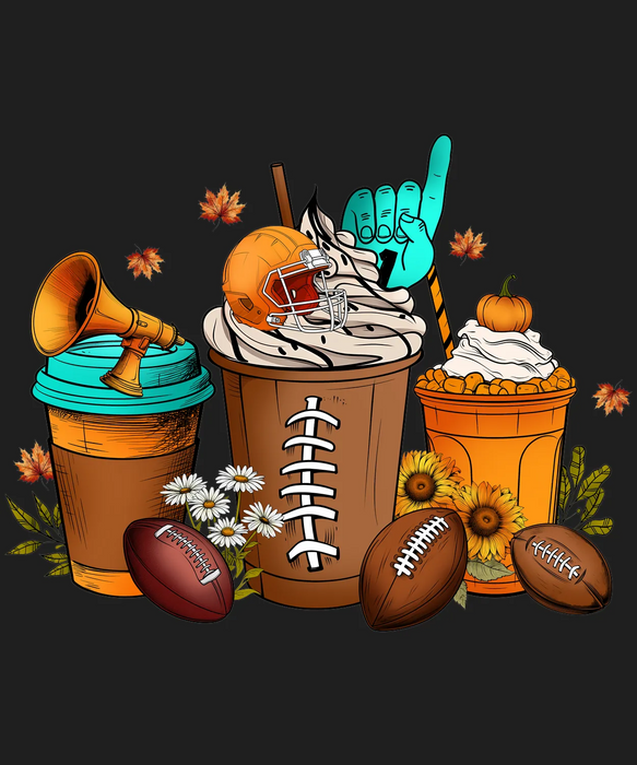 Autumn Football DTF Transfer Ready to Press