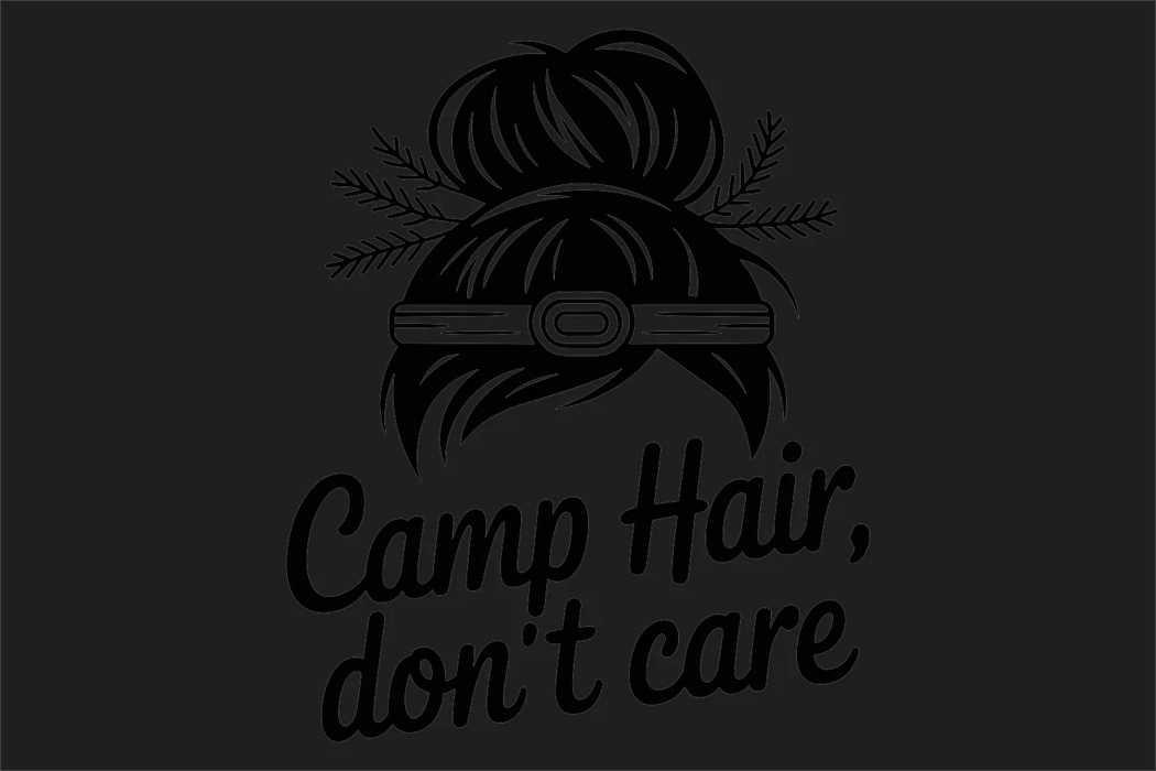 Camp Hair DTF Transfer Ready to Press