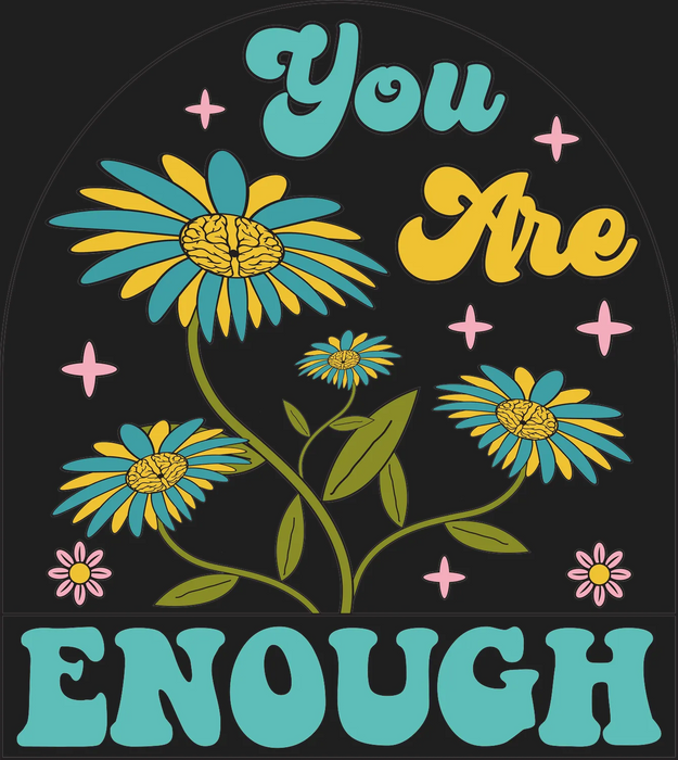 Positive Message DTF Transfer Ready to Press