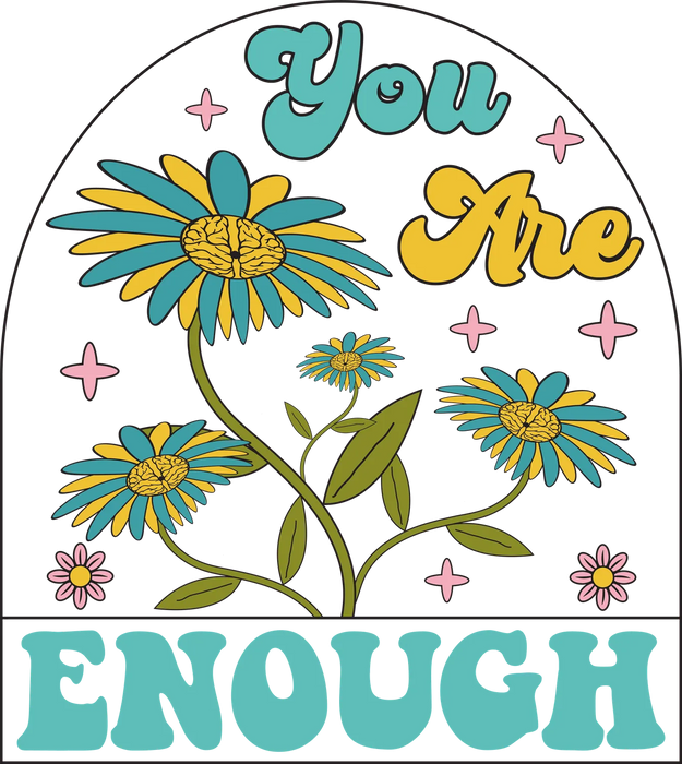 Positive Message DTF Transfer Ready to Press