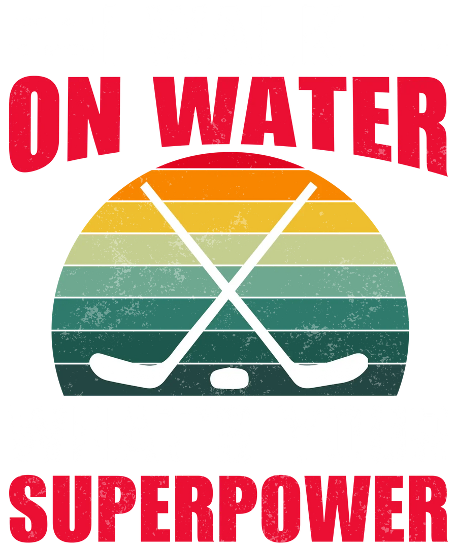 Hockey DTF Transfer Ready to Press - Walk on Water