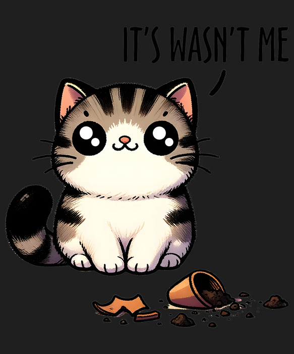 Cute Cat DTF Transfer Ready to Press