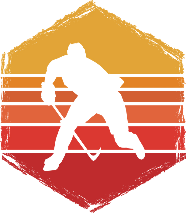 Hockey Player DTF Transfer Ready to Press