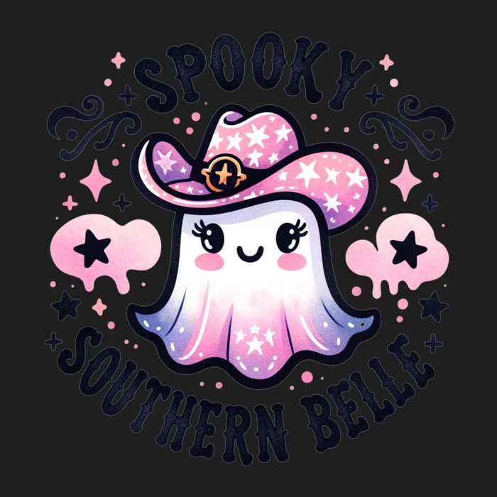 Spooky Southern Belle DTF Transfer Ready to Press