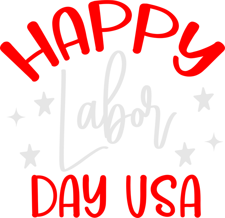 Labor Day USA DTF Apparel Decoration
