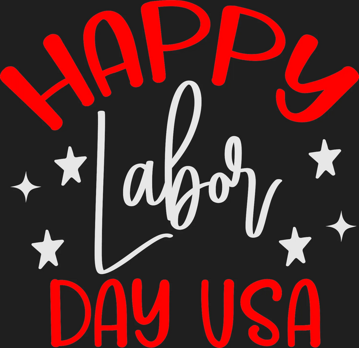 Labor Day USA DTF Apparel Decoration