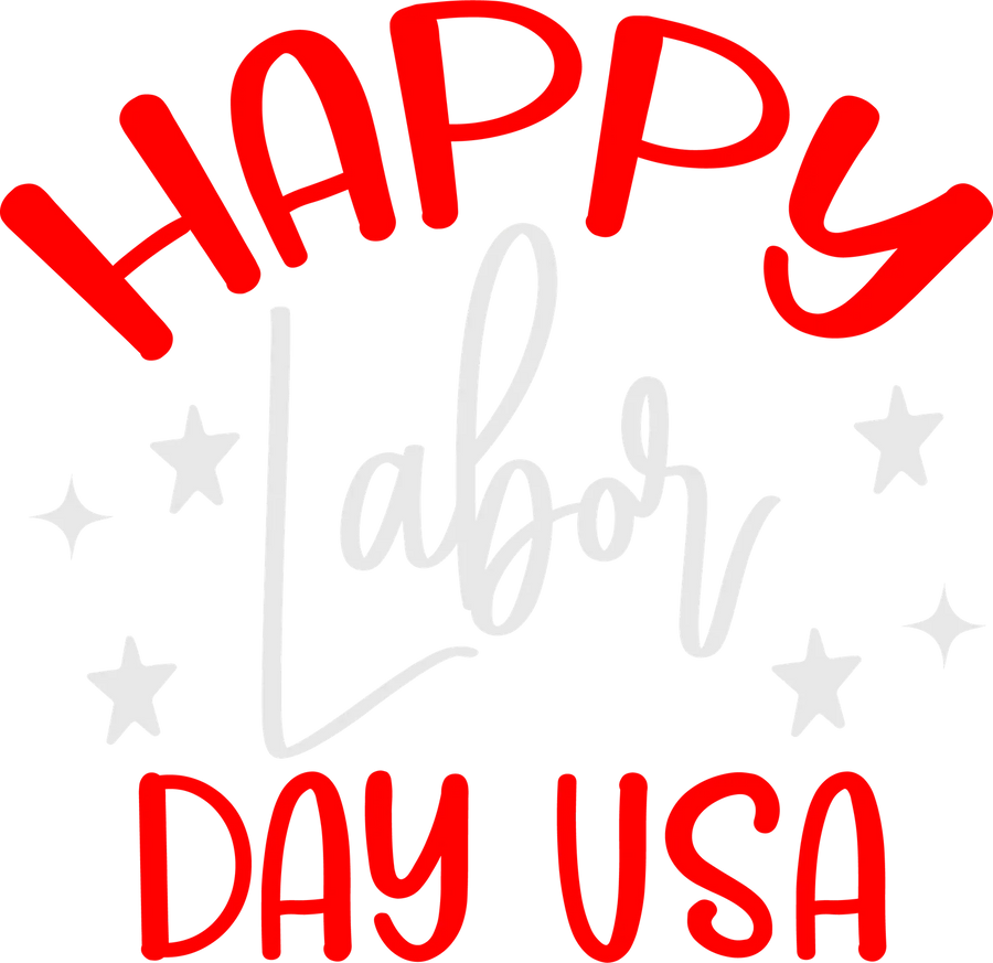 Labor Day USA DTF Apparel Decoration