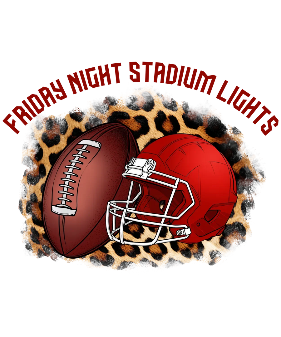 Friday Night Football DTF Transfer, pressfertig
