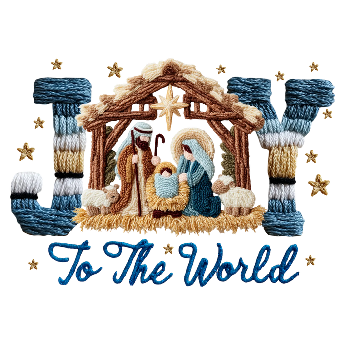 Nativity Scene DTF Transfer Ready to Press