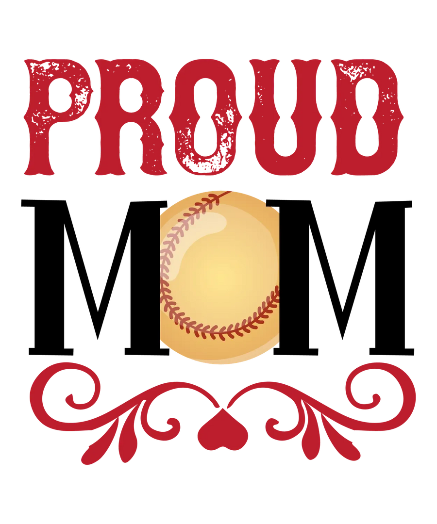 Proud Baseball DTF Transfer Ready to Press