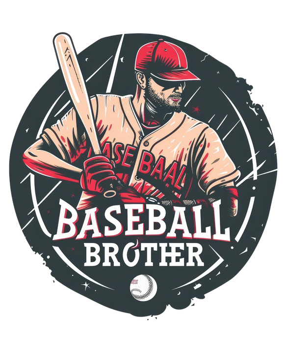 Baseball Brother DTF Transfer Ready to Press