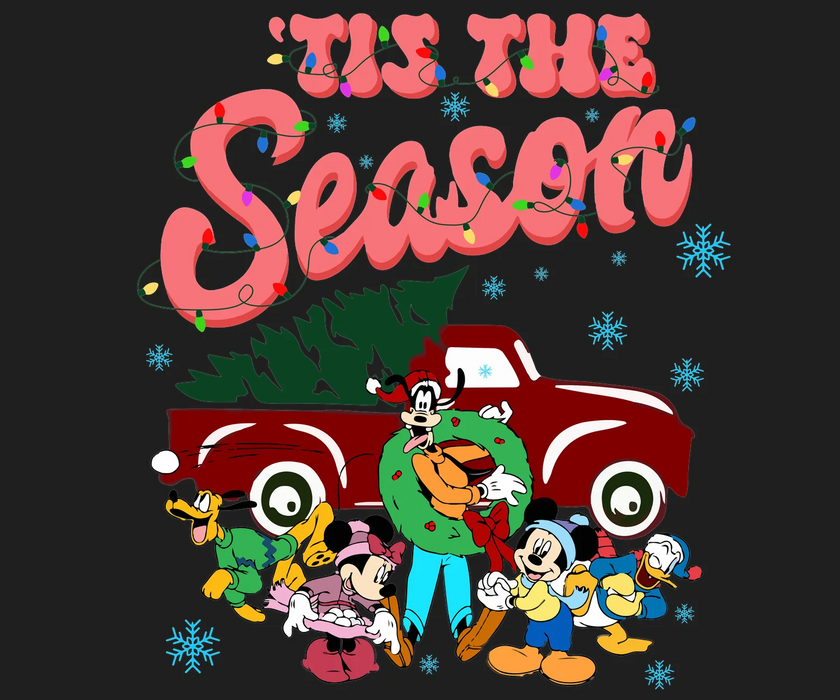 Holiday Magic DTF Transfer Ready to Press 'Tis The Season