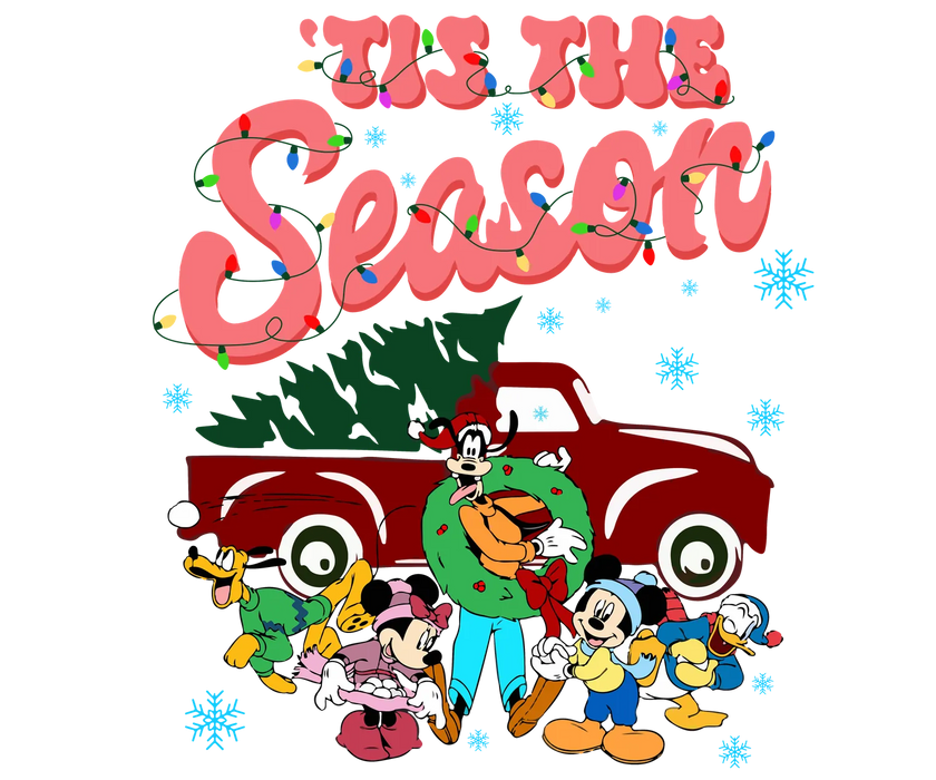 Holiday Magic DTF Transfer Ready to Press 'Tis The Season