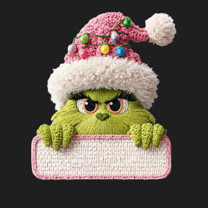 Christmas Monster DTF Transfer Ready to Press