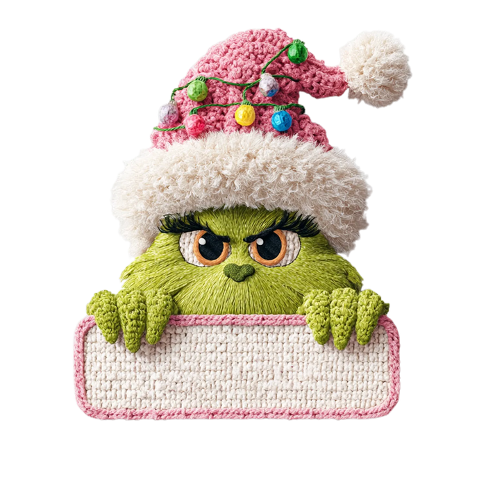 Christmas Monster DTF Transfer Ready to Press