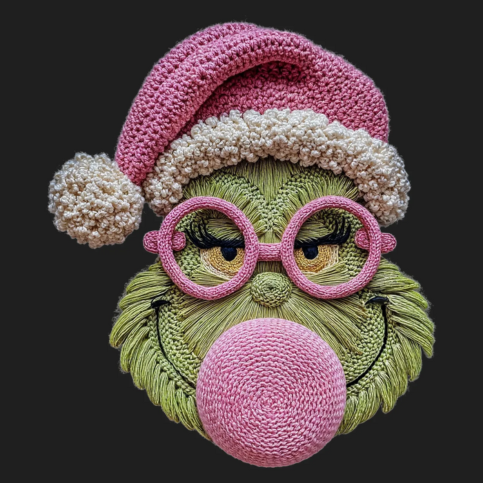 Christmas Bubblegum Elf DTF Transfer Ready to Press