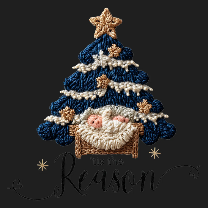 Christmas Tree DTF Transfer Ready to Press