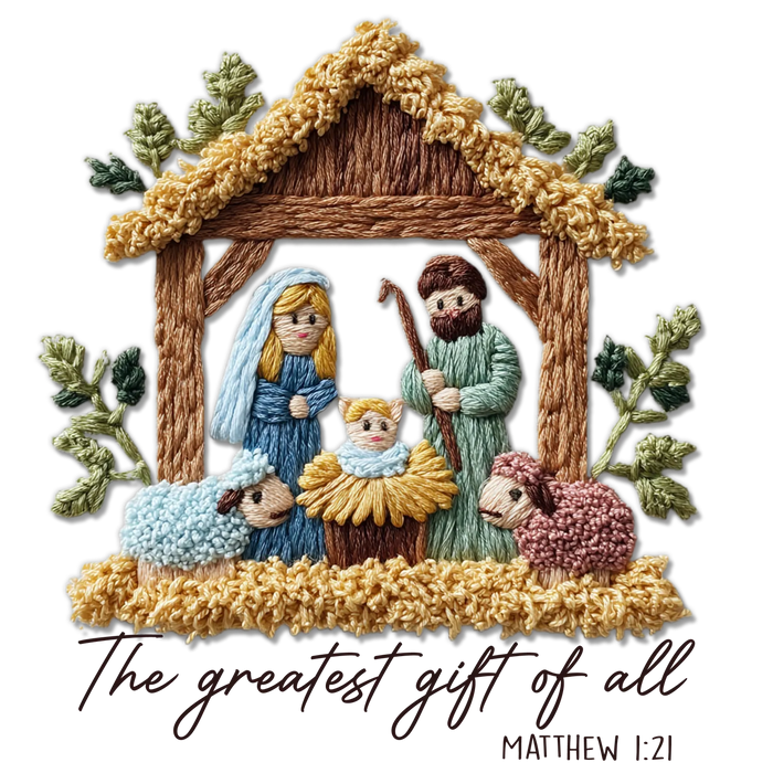 Nativity Scene DTF Transfer Ready to Press