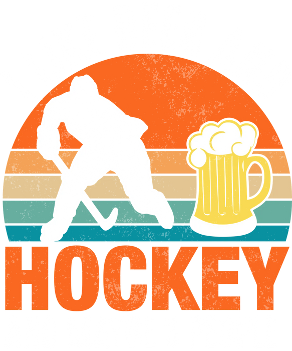 Hockey Beer DTF Transfer Ready to Press