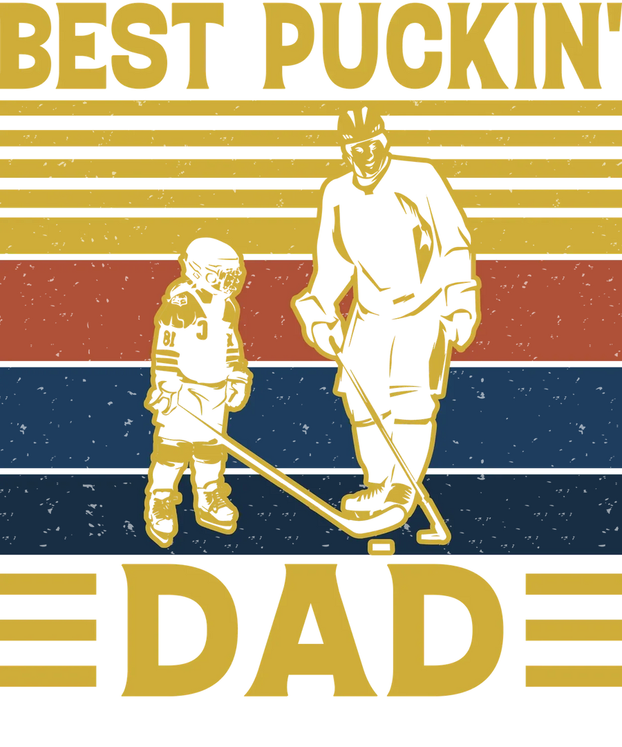Hockey Dad DTF Transfer Ready to Press