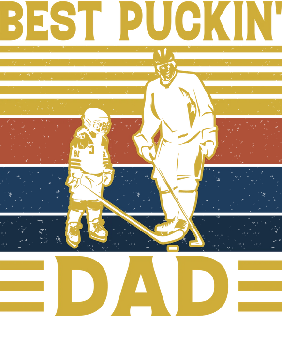 Hockey Dad DTF Transfer Ready to Press