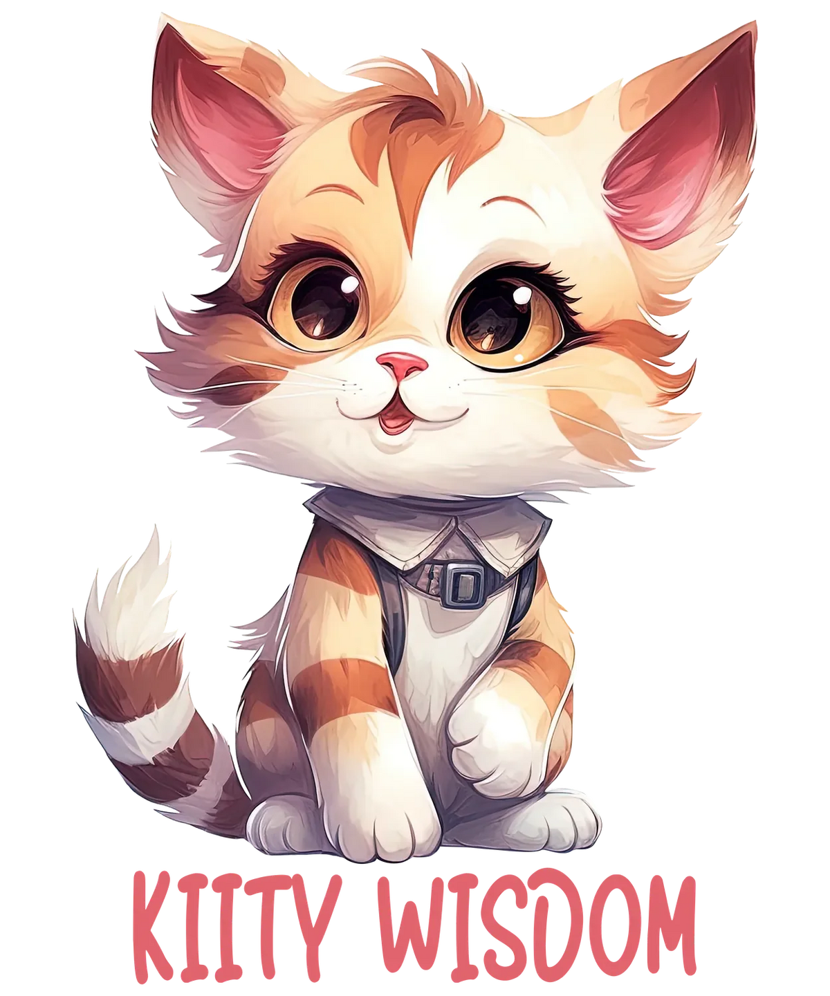 Kitty Wisdom Kitty Wisdom DTF Transfer Ready to Press