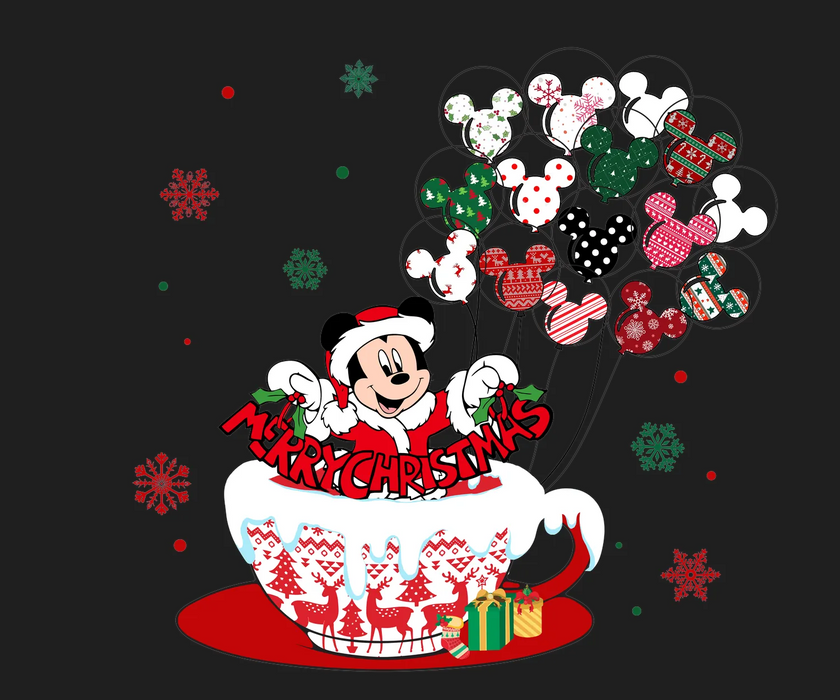 Merry Christmas DTF Transfer Ready to Press