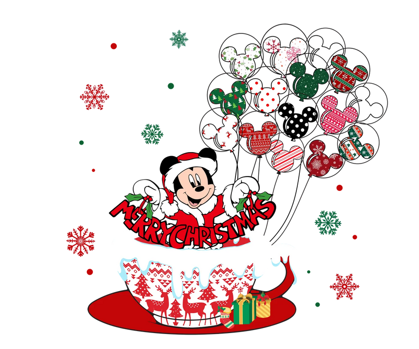 Merry Christmas DTF Transfer Ready to Press