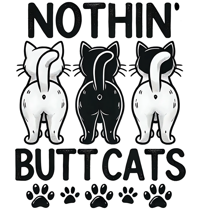 Cat Humor DTF Transfer Ready to Press