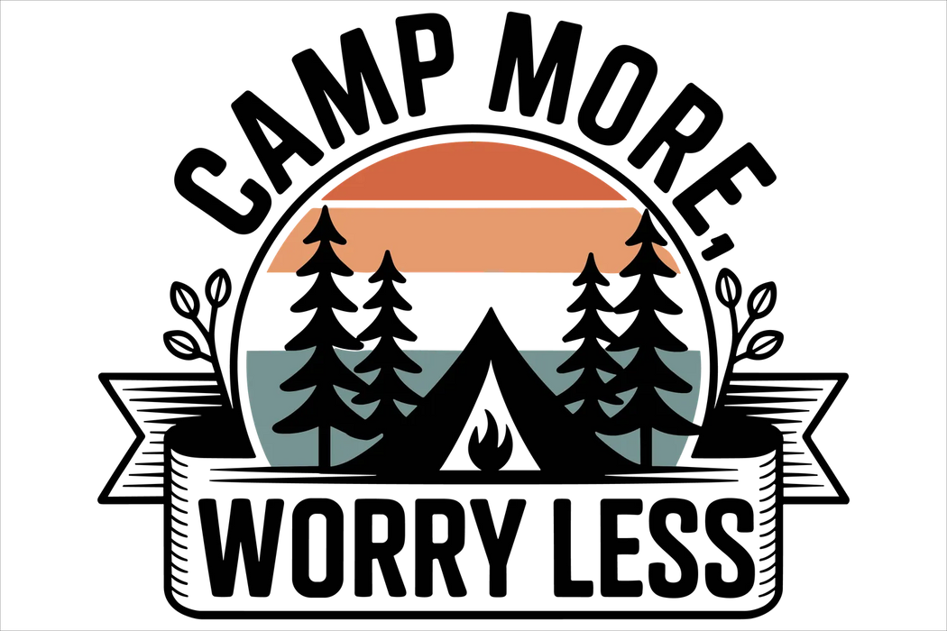 Camping DTF Transfer Ready to Press - Wanderlust