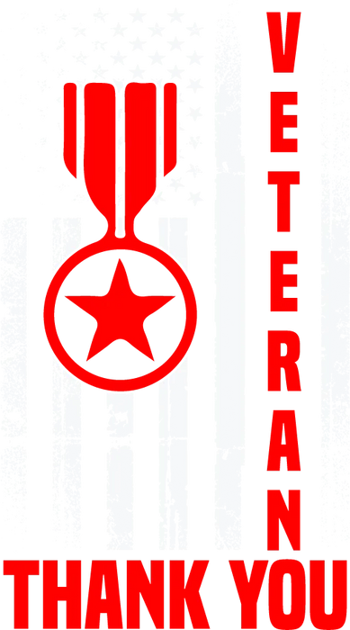 Veteran Thank You DTF Transfer Ready to Press