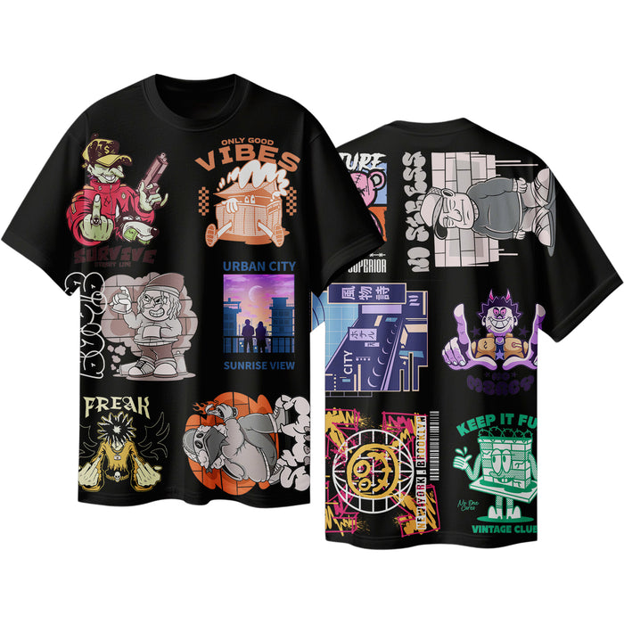 Hip-Hop Street DTF Transfer Bundle - Ready to Press
